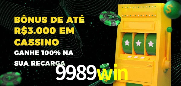 9989win melhor bônus de depósito